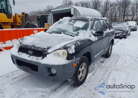 2004 Hyundai Santa Fe Gls z USA, uszkodzony, nr VIN KM8SC73D24U700314